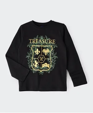 Jam Treasure Graphic T-Shirt - Black
