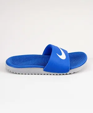 Nike Kawa Slides - Blue