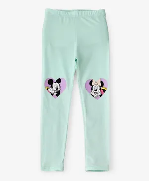 Disney Mickey & Minnie Leggings - Green