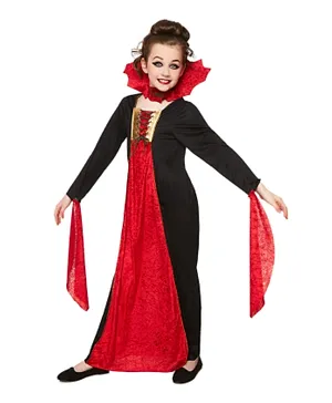 Mad Toys Vampiress Costume Halloween Dress-Up Set - Black & Red