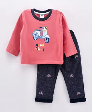 Toffyhouse Scooter T-Shirt & Pants Set - Pink