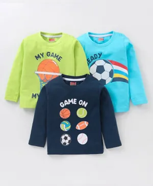 Babyhug -  Pack of 3 T-Shirt with Sports Print