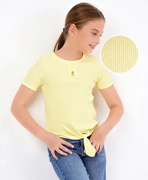 Primo Gino Half Sleeves T-shirt - Yellow