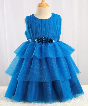 بيبي هاغ - فستان مزين للحفلات - أزرق داكن