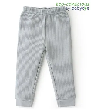 Babyoye Cotton Modal Full Length  Thermal Pants - Grey