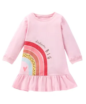 SAPS Dream Big Graphic Dress - Pink