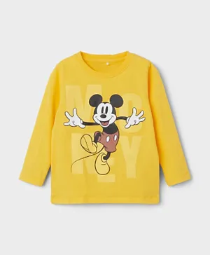 Name It Mickey Mouse T-Shirt - Yellow