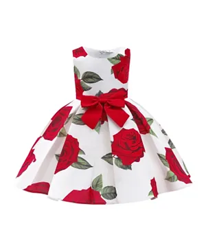 كووكي كيدز فستان حفلات بطبعة زهور - متعدد الألوان