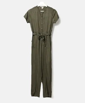 Neon - jumpsuit - Olive Green