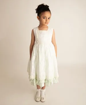 Kholud Kids - Girls Dress - Cream