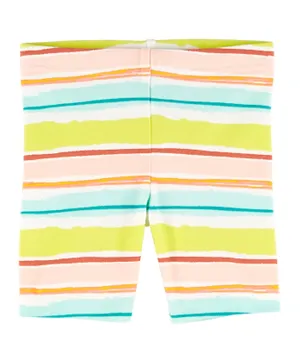 Carter's - Striped Bike Shorts - Multicolor
