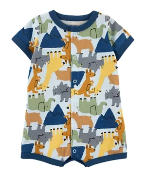 Carter's Animal Snap-Up Romper - Multicolor