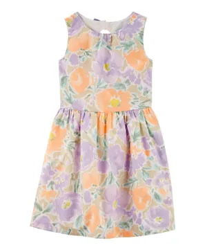 كارترز - فستان بطبعة زهور  - متعدد الألوان