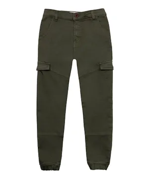 Minoti - Boys Khaki Basic Comfy Combat Pant - Khaki