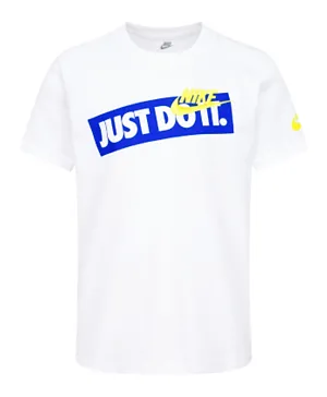 Nike NKB 'Just do it' Embroidered T-Shirt - White
