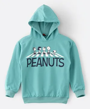 Peanuts Snoopy Hooded Sweatshirt - Green