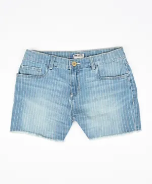 Finelook Denim Shorts - Light Blue