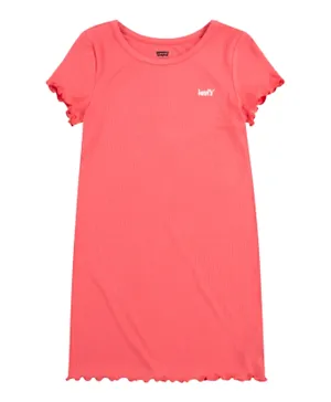 Levi's - Solid Rib Dress - Pink