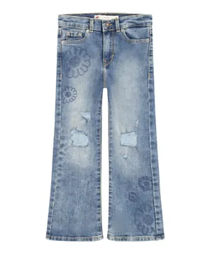 ليفايز - بنطال جينز واسع من الأسفل - الأزرق