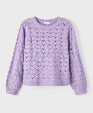 Name It Knitted Pullover - Sand Verbena