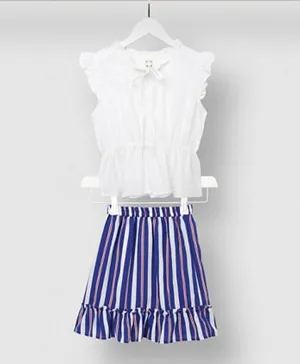 Neon Girl's T-shirt & Skirt Set - Multi