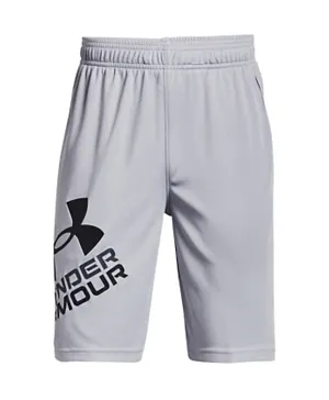 Under Armour UA Prototype 2.0 Logo YMD Shorts - Light Grey