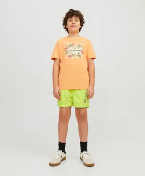 Jack & Jones Junior Summer Chill T-Shirt - Orange