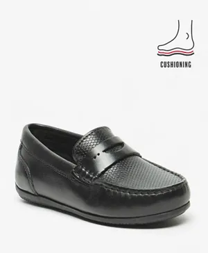 مستر دوتشيني - حذاء منسوج سهل الارتداء - أسود