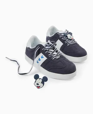 Zippy Micky Mouse Lace Up Sneakers - Blue