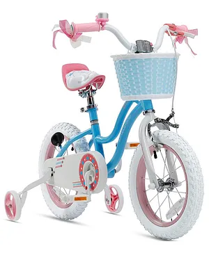 Royal Baby Stargirl Kids Bike with Training Wheels Basket Adjustable Seat 12 Inches Wheel Blue Online in KSA Buy at Best Price from FirstCry.sa 48729aed4bc50