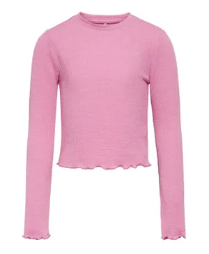 Only Kids Long Sleeves Top - Pink