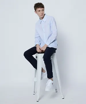 Beverly Hills Polo Club Solid Shirt - Baby Blue