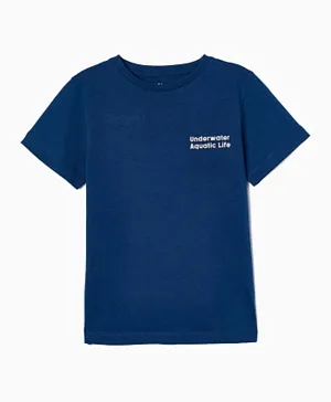 Zippy Aquatic Life T-Shirt - Deep Blue