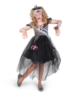 Mad Costumes Zombie Prom Queen Halloween Costume - Black
