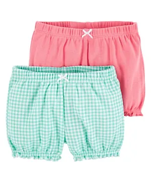 Carter's 2-Pack Bubble Shorts - Pink Blue