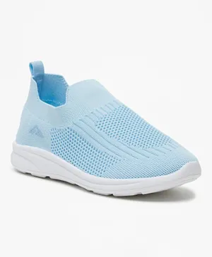 Oaklan By Shoexpress - Textured Slip-On Sports Shoes - Blue