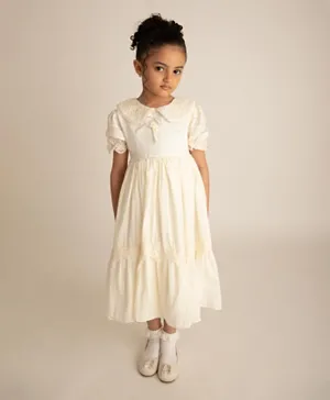 Kholud Kids - Girls Dress - Beige