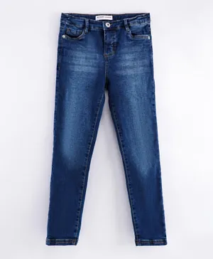 Minoti Basic Regular Fit Jeans - Mid Blue