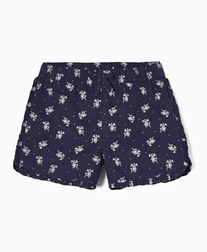 Zippy All Over Printed Floral Shorts - Dark Blue