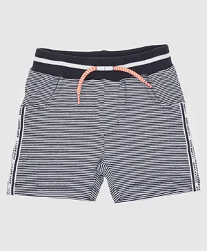 R&B Kids - Knit Stripes Shorts - Grey