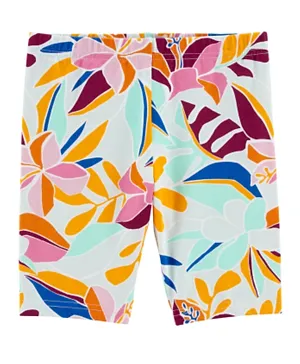 Carter's Tropical Bike Shorts-Multicolor