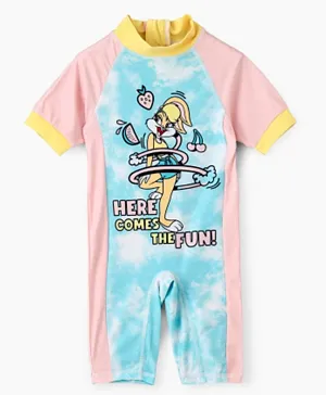 Urban Haul X Warner Bros Lola Bunny Swim Suit - Blue/Pink