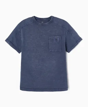 Zippy India Printed T-Shirt - Dark Blue