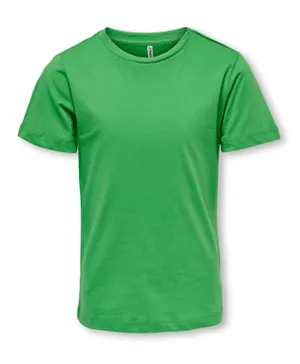 Only Kids Round Neck T-Shirt - Green