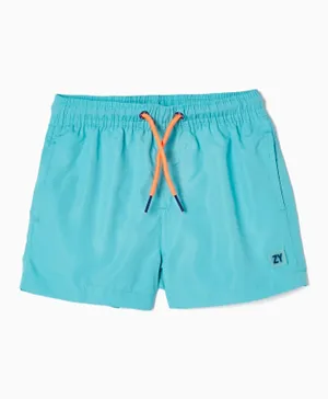 Zippy Side Pocket Swim Shorts - Blue