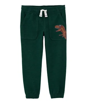 Carter's Pull-On French Terry Pants-Green