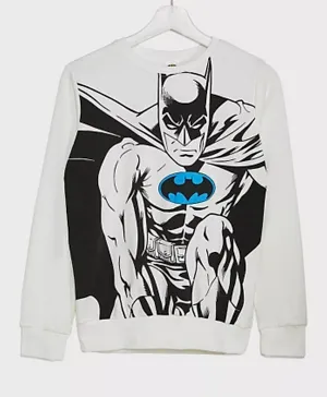 Warner Bros - Batman Sweatshirt - White