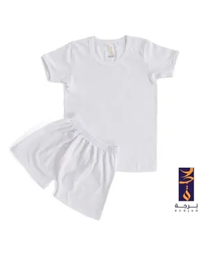 Burjah - Inner Wear Set - White