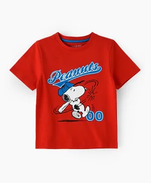 UrbanHaul X Peanuts Snoopy T-shirt - Red