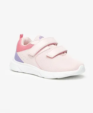 Oaklan by ShoeExpress Colourblocked Sneakers with Hook and Loop Closure - Pink